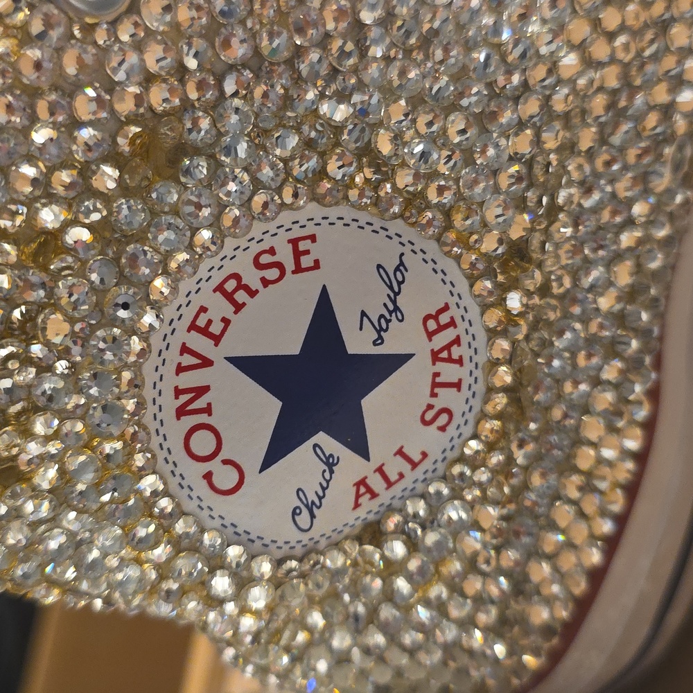 Converse Chuck Taylor Custom Sparkling High-Tops - Silvery - Picture 3 of 16